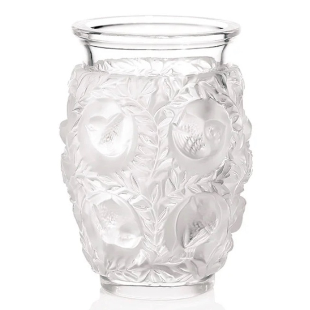 Lalique BAGATELLE VASE
clear /frosted crystal